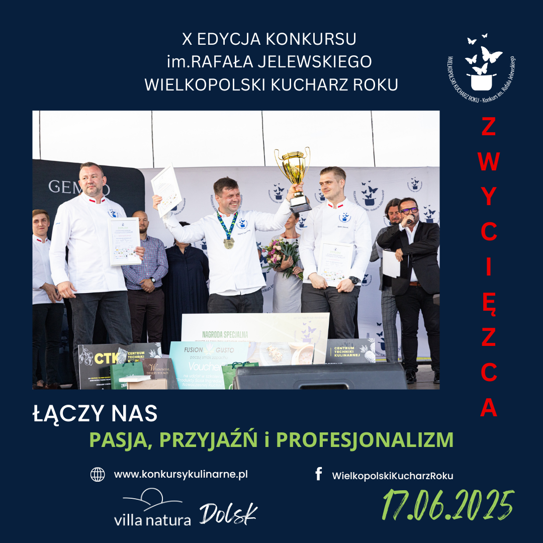 KRZYSZTOF KLIMASZEWSKI WIELKOPOLSKIM KUCHARZEM ROKU 2025
